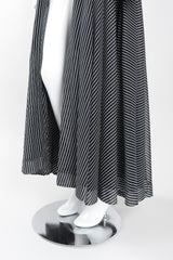 Recess Los Angeles Vintage Badgley Mischka 70s Maxi Striped Shirtwaist Dress
