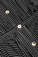 Recess Los Angeles Vintage Badgley Mischka 70s Maxi Striped Shirtwaist Dress