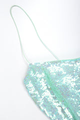 Recess Designer Consignment Vintage Badgley Mischka Iridescent Sequin Mermaid Ariel Wedding Bridal Gown Los Angeles Resale