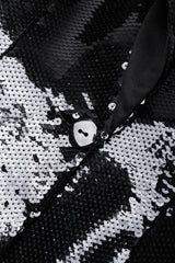 Recess Los Angeles Vintage Badgley Mischka Liquid Sequin Jacket & Skirt Suit Set