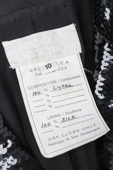 Recess Los Angeles Vintage Badgley Mischka Liquid Sequin Jacket & Skirt Suit Set