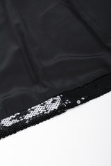 Recess Los Angeles Vintage Badgley Mischka Liquid Sequin Jacket & Skirt Suit Set