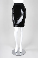 Recess Los Angeles Vintage Badgley Mischka Liquid Sequin Jacket & Skirt Suit Set