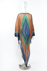 Balmain 2017 S/S Tropical Fishnet Mesh Poncho mannequin back @ Recess LA