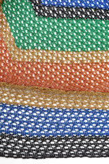 Balmain 2017 S/S Tropical Fishnet Mesh Poncho print/net detail @ Recess LA