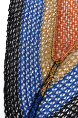 Balmain 2017 S/S Tropical Fishnet Mesh Poncho seams inverse detail @ Recess LA