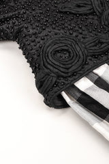 Recess Los Angeles Vintage Baracci Silk Gingham Bustier Ball Gown