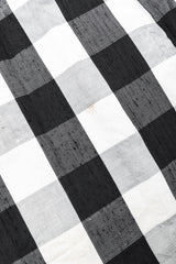 Recess Los Angeles Vintage Baracci Silk Gingham Bustier Ball Gown