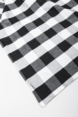 Recess Los Angeles Vintage Baracci Silk Gingham Bustier Ball Gown