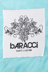 Recess Los Angeles Vintage Baracci Silk Mermaid Embellished Empire Dress