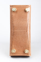 Recess Los Angeles Vintage Barry Kieselstein-Cord Gold Metal Alligator Tan Hardware Suede Lining