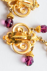 Vintage Ben Amun Signature Stamp on Clips