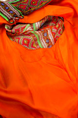 Vintage Bendel's Studio Wide Leg Paisley Silk Jumpsuit lining damage at Recess Los Angeles