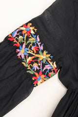 Recess Los Angeles Vintage Beverly Paige Sheer Embroidered Peasant Dress