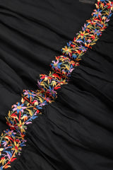 Recess Los Angeles Vintage Beverly Paige Sheer Embroidered Peasant Dress