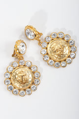 Vintage Bijoux Designs Gold Anchor Earrings at Recess LA