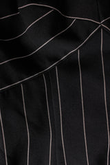 Vintage Bill Blass Contrast Stripe Jacket & Dress Set dress bodice close  @ Recess LA