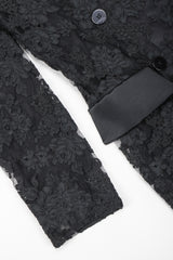 Recess Designer Consignment Vintage Bill Blass Sheer Lace Tuxedo Jacket II Los Angeles Resale