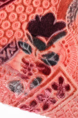 Recess Los Angeles Vintage Bill Blass Velvet Woodblock Print Burnout Gown