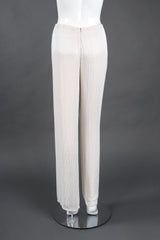 Recess Los Angeles Vintage Bill Blass Beaded Silk Top & Pant Bridal Wedding Set