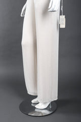 Recess Los Angeles Vintage Bill Blass Beaded Silk Top & Pant Bridal Wedding Set