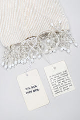 Recess Los Angeles Vintage Bill Blass Beaded Silk Top & Pant Bridal Wedding Set