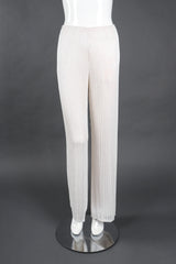 Recess Los Angeles Vintage Bill Blass Beaded Silk Top & Pant Bridal Wedding Set