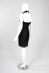 Recess Los Angeles Vintage Bill Blass Lace Halter Lingerie Slip Dress