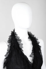 Recess Los Angeles Vintage Bill Blass Lace Halter Lingerie Slip Dress