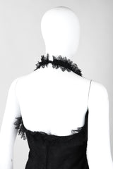 Recess Los Angeles Vintage Bill Blass Lace Halter Lingerie Slip Dress