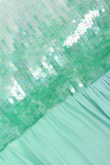 Recess Los Angeles Vintage Bill Blass Scared Lotus Sequin Ombre Dress