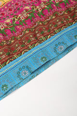 Recess Los Angeles Vintage Bill Haire Friedricks Sport Kimono Sleeve Indian Elephant Bateau Top