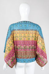 Recess Los Angeles Vintage Bill Haire Friedricks Sport Kimono Sleeve Indian Elephant Bateau Top