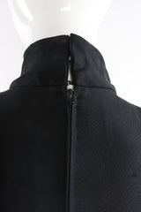 Zigzag 3-Tier Fringe Midi Dress neck closure on mannequin at Recess LA.