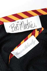 Recess Los Angeles Vintage Bob Mackie Mixed Print Cotton Tunic Dashiki Minidress