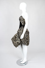 Recess Los Angeles Vintage Bob Mackie Chrysalis Butterfly Bubble Hem Dress