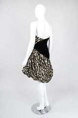 Recess Los Angeles Vintage Bob Mackie Chrysalis Butterfly Bubble Hem Dress