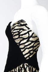 Recess Los Angeles Vintage Bob Mackie Chrysalis Butterfly Bubble Hem Dress