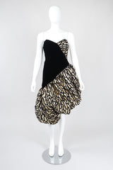 Recess Los Angeles Vintage Bob Mackie Chrysalis Butterfly Bubble Hem Dress