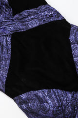 Recess Los Angeles Vintage Bob Mackie Velvet Lamé Corset Gown