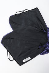 Recess Los Angeles Vintage Bob Mackie Velvet Lamé Corset Gown