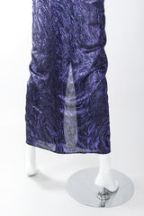 Recess Los Angeles Vintage Bob Mackie Velvet Lamé Corset Gown