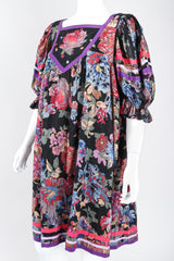 Recess Los Angeles Designer Consignment Vintage Bob Mackie Peasant Babydoll Muumuu Swing Dress