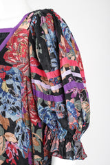 Recess Los Angeles Designer Consignment Vintage Bob Mackie Peasant Babydoll Muumuu Swing Dress