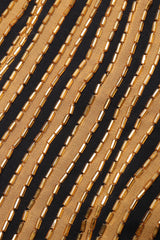 Recess Los Angeles Vintage Bob Mackie Beaded Stripe Batwing Gown