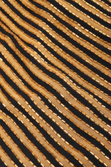 Recess Los Angeles Vintage Bob Mackie Beaded Stripe Batwing Gown