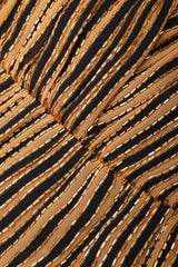 Recess Los Angeles Vintage Bob Mackie Beaded Stripe Batwing Gown