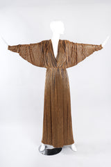 Recess Los Angeles Vintage Bob Mackie Beaded Stripe Batwing Gown
