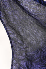 Recess Los Angeles Vintage Bob Mackie Velvet Lamé Corset Gown