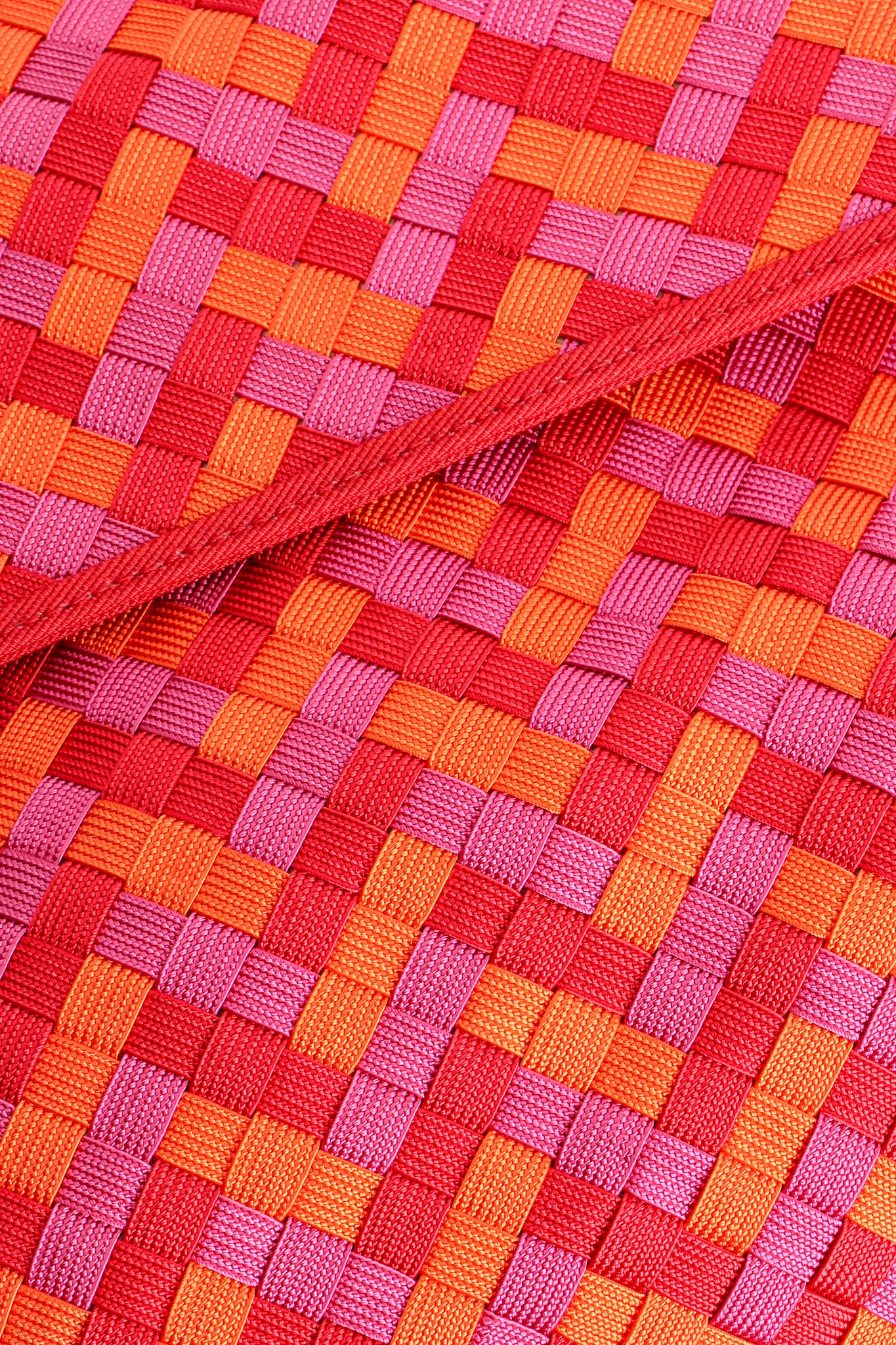 Vintage Bottega Veneta Ribbon Intrecciato Bag detail at Recess Los Angeles